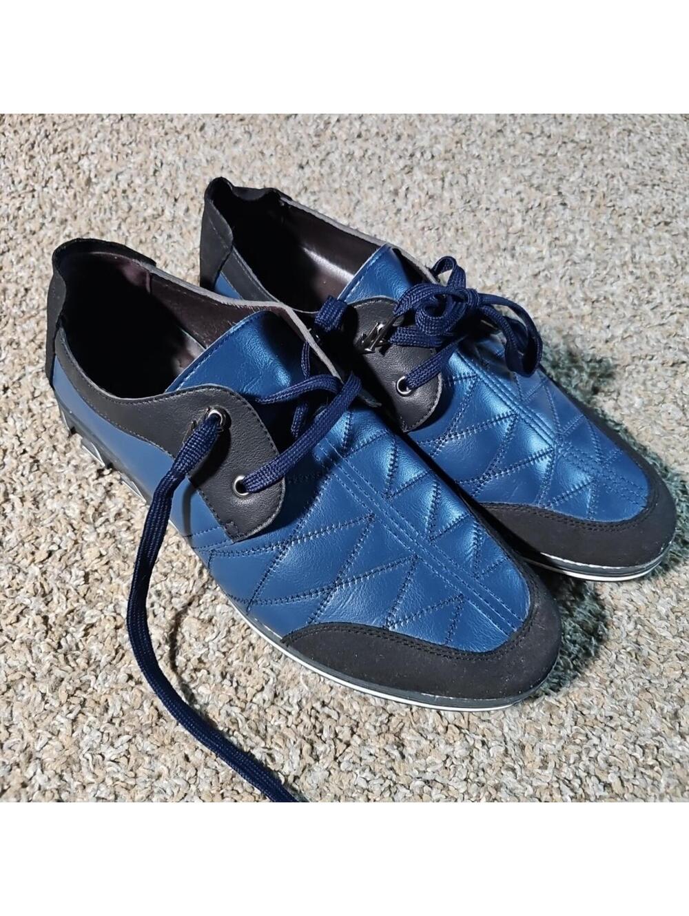 COSIDRAM Mens Casual Shoes Walking 12-CN46/blue-black